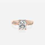 Intertwined Solitaire Engagement Ring