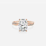 Intertwined Solitaire Engagement Ring