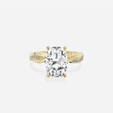 Intertwined Solitaire Engagement Ring