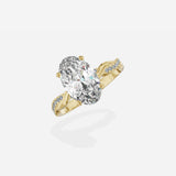 Intertwined Solitaire Engagement Ring