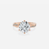 Intertwined Solitaire Engagement Ring