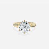 Intertwined Solitaire Engagement Ring