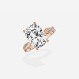 Intertwined Solitaire Engagement Ring