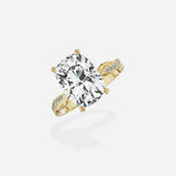 Intertwined Solitaire Engagement Ring