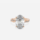 Intertwined Solitaire Engagement Ring