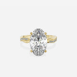 Intertwined Solitaire Engagement Ring