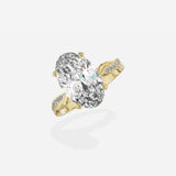 Intertwined Solitaire Engagement Ring