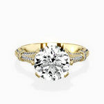 Six Prong Vintage Style Engagement Ring - The Better Diamonds