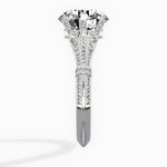 Six Prong Vintage Style Engagement Ring - The Better Diamonds