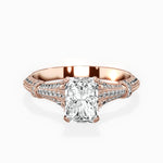 Six Prong Vintage Style Engagement Ring - The Better Diamonds