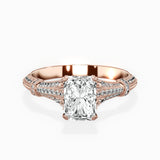 Six Prong Vintage Style Engagement Ring - The Better Diamonds