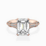 Six Prong Vintage Style Engagement Ring - The Better Diamonds