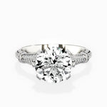 Six Prong Vintage Style Engagement Ring - The Better Diamonds