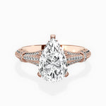 Six Prong Vintage Style Engagement Ring - The Better Diamonds
