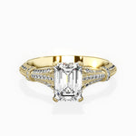 Six Prong Vintage Style Engagement Ring - The Better Diamonds