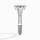 Six Prong Vintage Style Engagement Ring - The Better Diamonds
