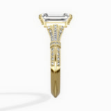 Six Prong Vintage Style Engagement Ring - The Better Diamonds