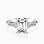 Six Prong Vintage Style Engagement Ring - The Better Diamonds