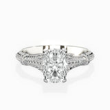 Six Prong Vintage Style Engagement Ring - The Better Diamonds