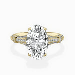 Six Prong Vintage Style Engagement Ring - The Better Diamonds