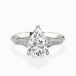 Six Prong Vintage Style Engagement Ring - The Better Diamonds
