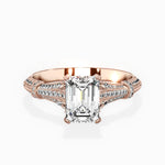 Six Prong Vintage Style Engagement Ring - The Better Diamonds