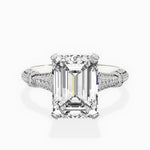 Six Prong Vintage Style Engagement Ring - The Better Diamonds