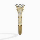 Six Prong Vintage Style Engagement Ring - The Better Diamonds