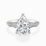 Six Prong Vintage Style Engagement Ring - The Better Diamonds