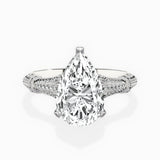 Six Prong Vintage Style Engagement Ring - The Better Diamonds