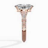 Six Prong Vintage Style Engagement Ring - The Better Diamonds