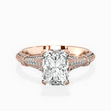Six Prong Vintage Style Engagement Ring - The Better Diamonds