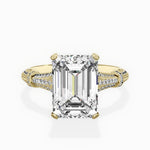 Six Prong Vintage Style Engagement Ring - The Better Diamonds