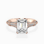 Six Prong Vintage Style Engagement Ring - The Better Diamonds