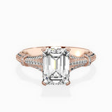 Six Prong Vintage Style Engagement Ring - The Better Diamonds