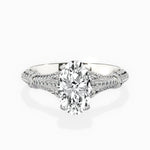 Six Prong Vintage Style Engagement Ring - The Better Diamonds