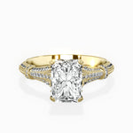 Six Prong Vintage Style Engagement Ring - The Better Diamonds