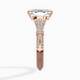 Six Prong Vintage Style Engagement Ring - The Better Diamonds