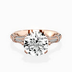 Six Prong Vintage Style Engagement Ring - The Better Diamonds