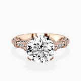 Six Prong Vintage Style Engagement Ring - The Better Diamonds