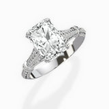 Six Prong Vintage Style Engagement Ring - The Better Diamonds
