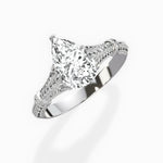 Six Prong Vintage Style Engagement Ring - The Better Diamonds