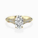 Six Prong Vintage Style Engagement Ring - The Better Diamonds