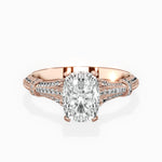 Six Prong Vintage Style Engagement Ring - The Better Diamonds