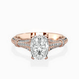 Six Prong Vintage Style Engagement Ring - The Better Diamonds
