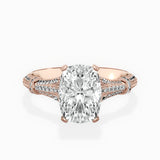 Six Prong Vintage Style Engagement Ring - The Better Diamonds
