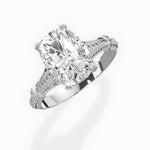 Six Prong Vintage Style Engagement Ring - The Better Diamonds