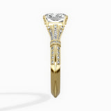 Six Prong Vintage Style Engagement Ring - The Better Diamonds