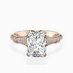 Six Prong Vintage Style Engagement Ring - The Better Diamonds