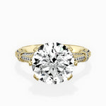 Six Prong Vintage Style Engagement Ring - The Better Diamonds